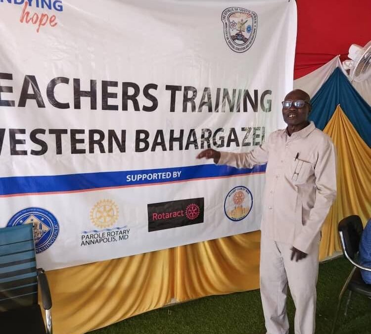 Parole Rotary Supports Teacher Training in South Sudan